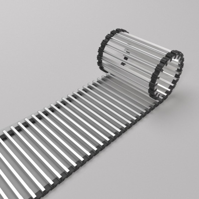 Декоративная алюминиевая решетка для конвектора Новатерм НТ-Р-40/460